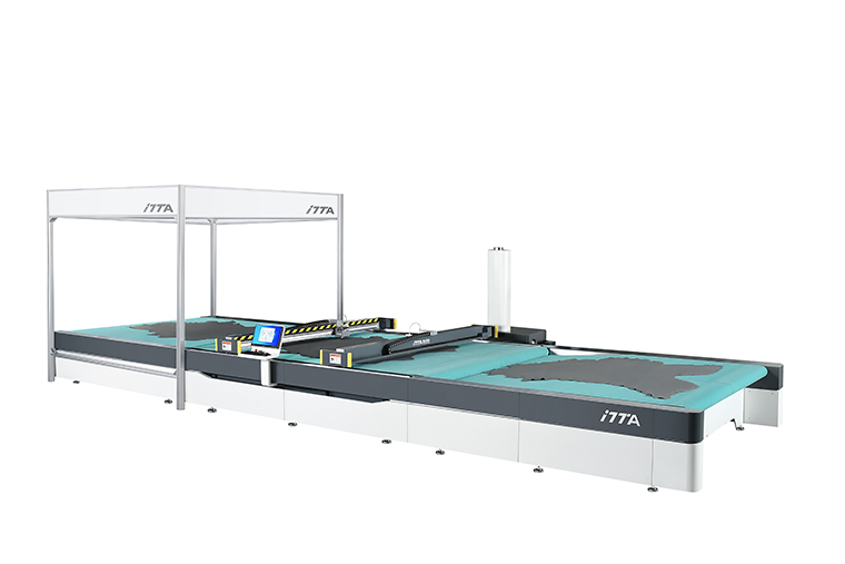 ITTA IC800C Máquina de corte de couro de computador com cabeça de corte único